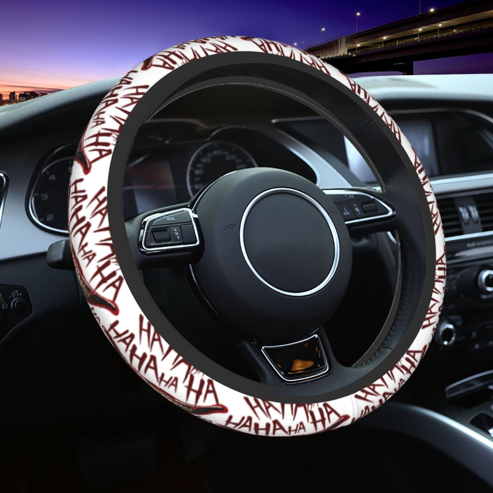 Women'S Accessories Vans - Hahaha Joker Laughs Print Steering Wheel