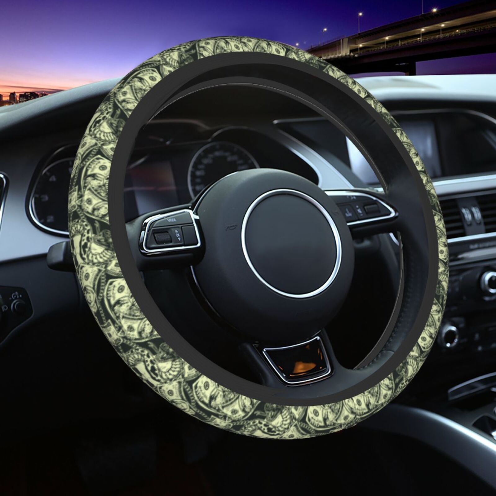 Women'S Accessories Vans - US Bill Dollars Skull Print Steering