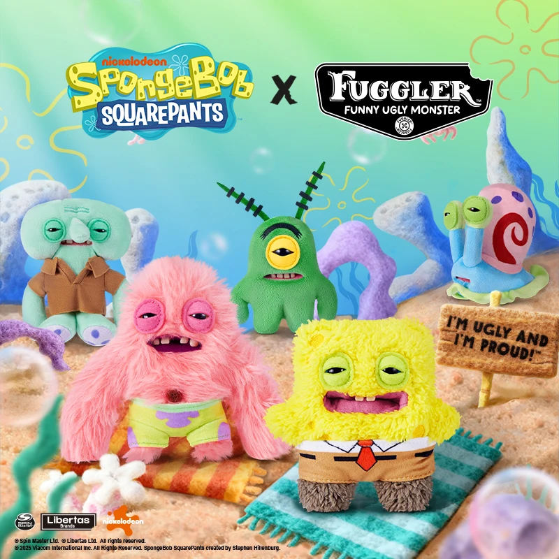 Women'S Keychain Accessories - Original Fuggler SpongeBob Patrick Keychain Bag
