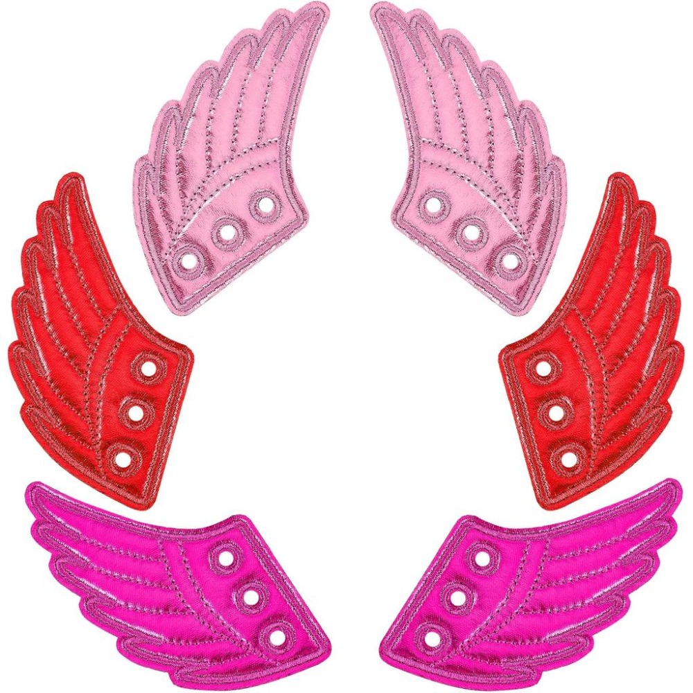 Women'S Accessories Red Wing Shoes - Angel Wings Shoe Accessory - Red