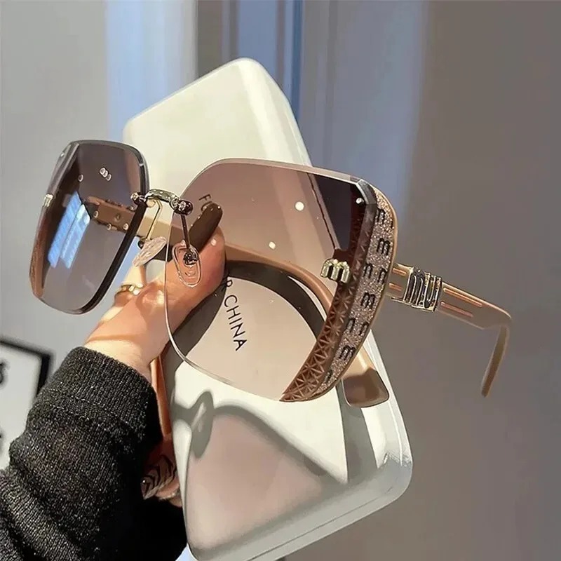 Women'S Accessories Designer - Cut Edge Sunglasses For Women Gradient