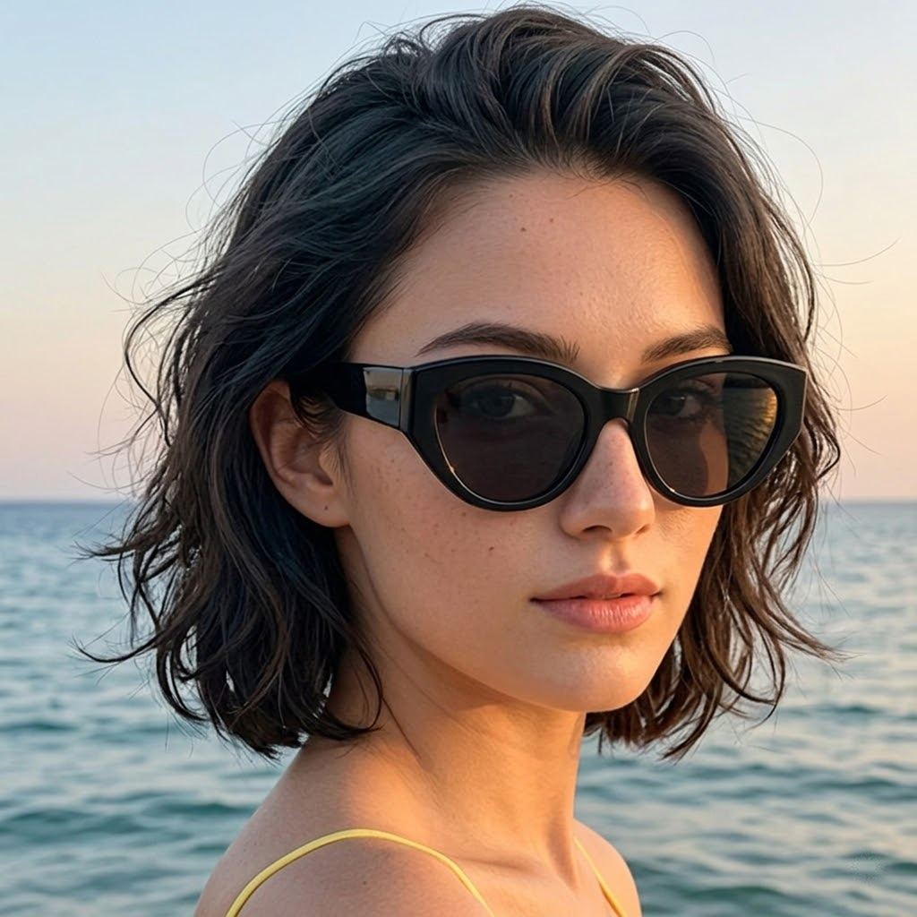 Women'S Accessories Designer - Women Men Classic Cat-Eye Polarized Sunglasses