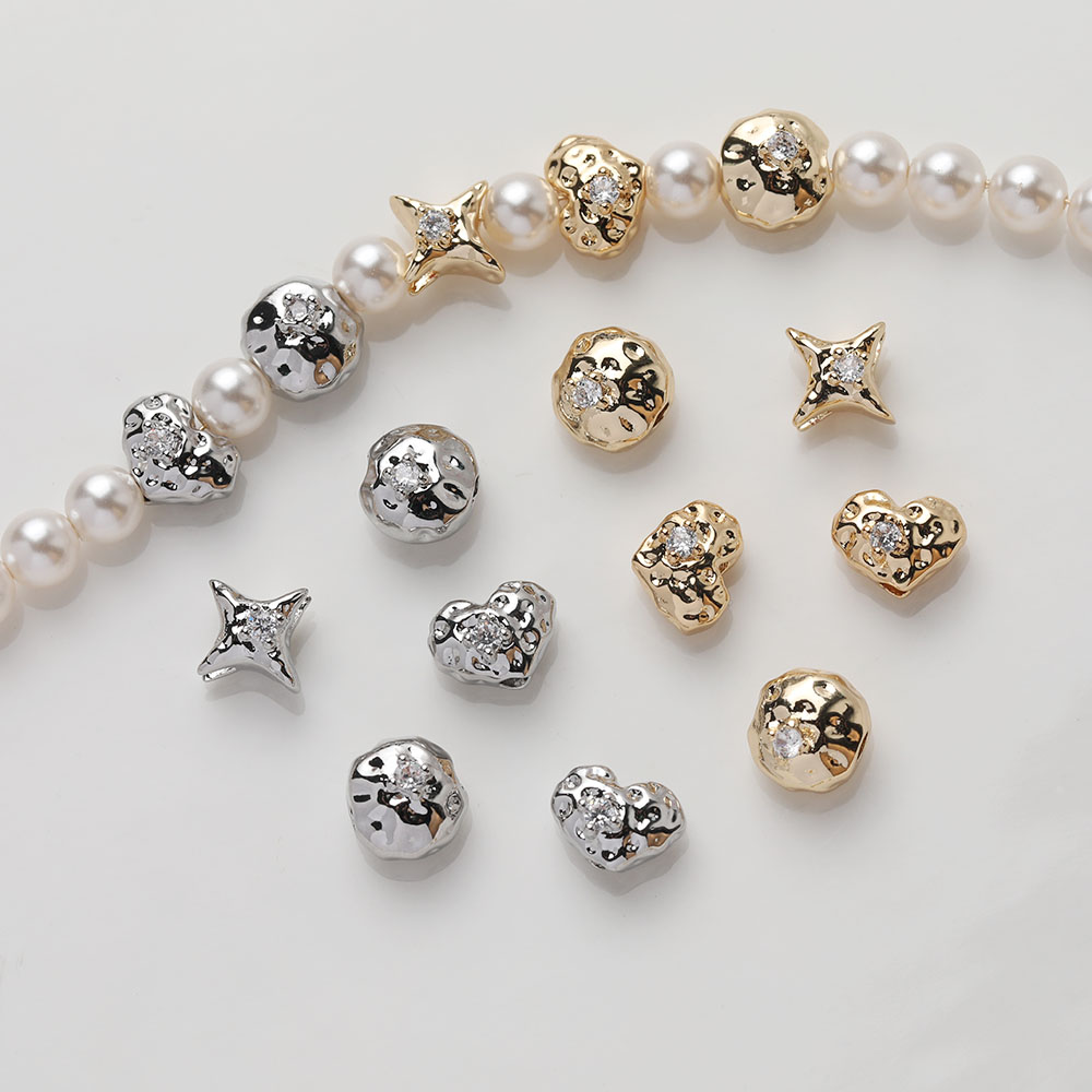 Charm Necklace Dainty - 6PCS Dainty Heart Celestial North Star