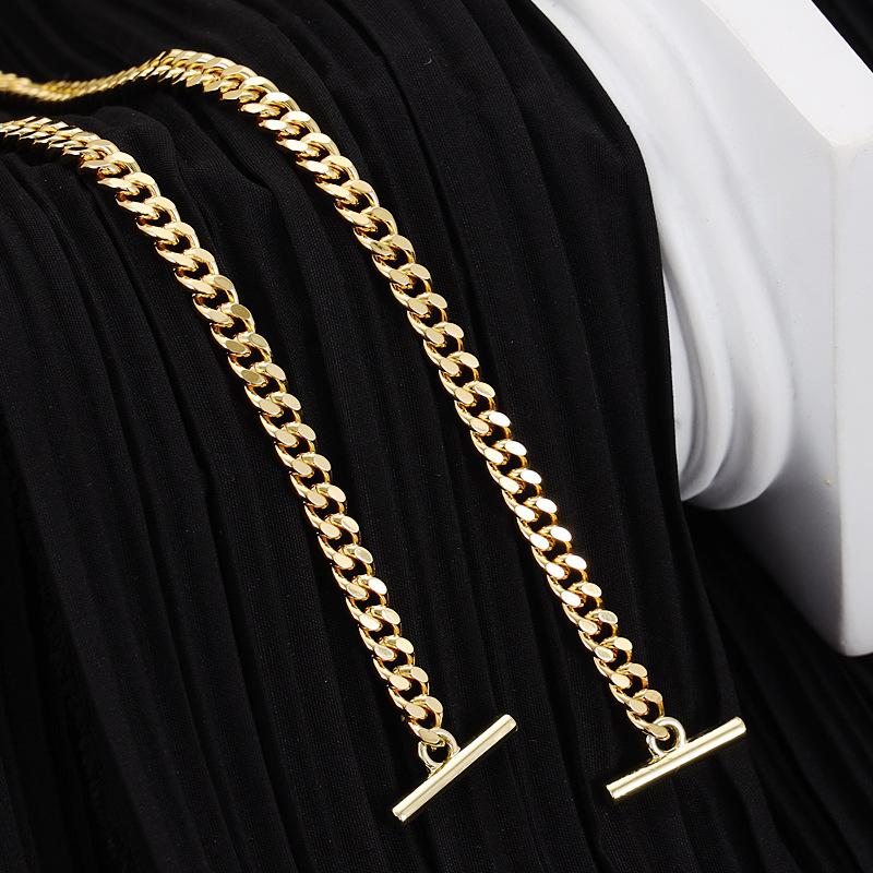 Wallet Chain Bag - Felt Wallet Insert Purse Chain Strap