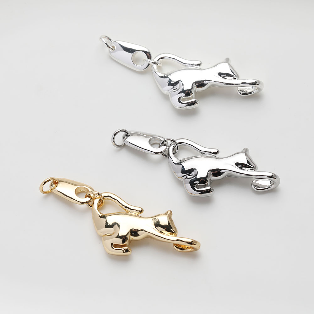 2PCS Dainty Animal Design Cat  - Charm Necklace Dainty review and price