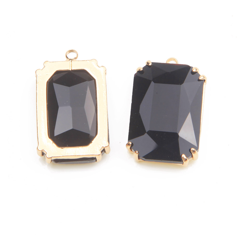 4PCS Dainty rectangle Faceted  - Charm Necklace Dainty review and price