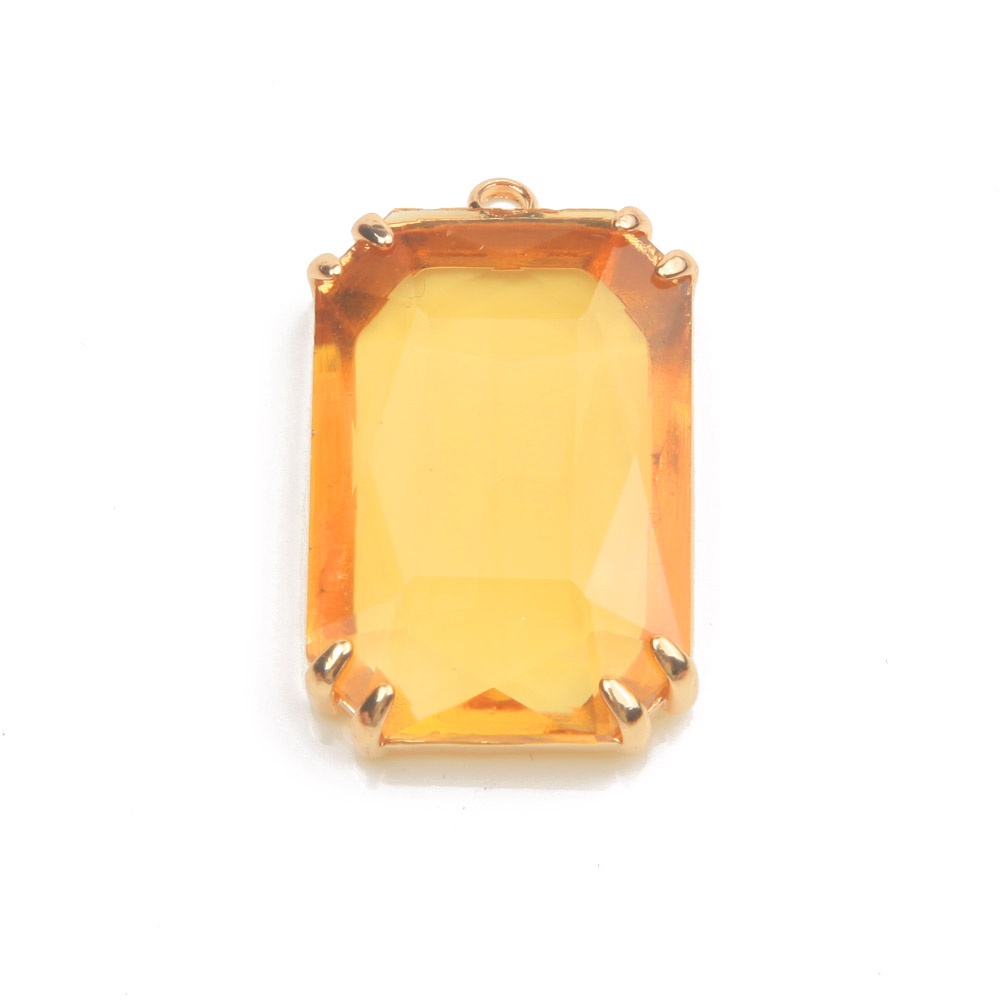 4PCS Dainty rectangle Faceted  - Charm Necklace Dainty review and price