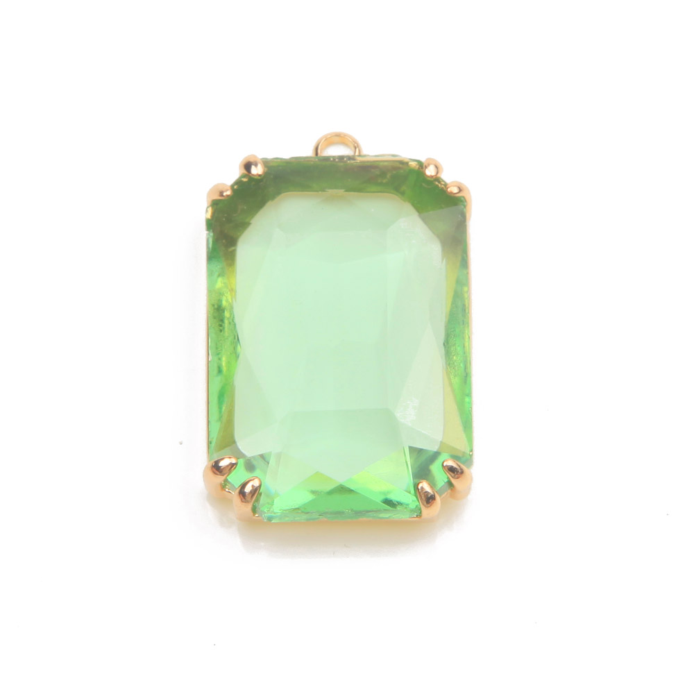 4PCS Dainty rectangle Faceted  - Charm Necklace Dainty review and price