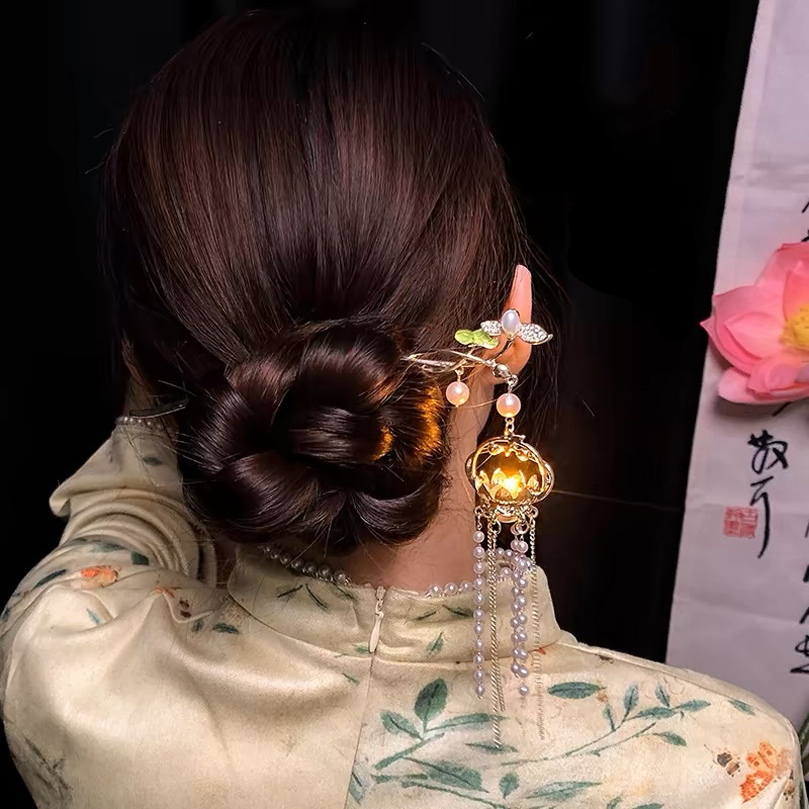 Luminous Flower Hairpin Exquis - Women Accessories Shop review and price