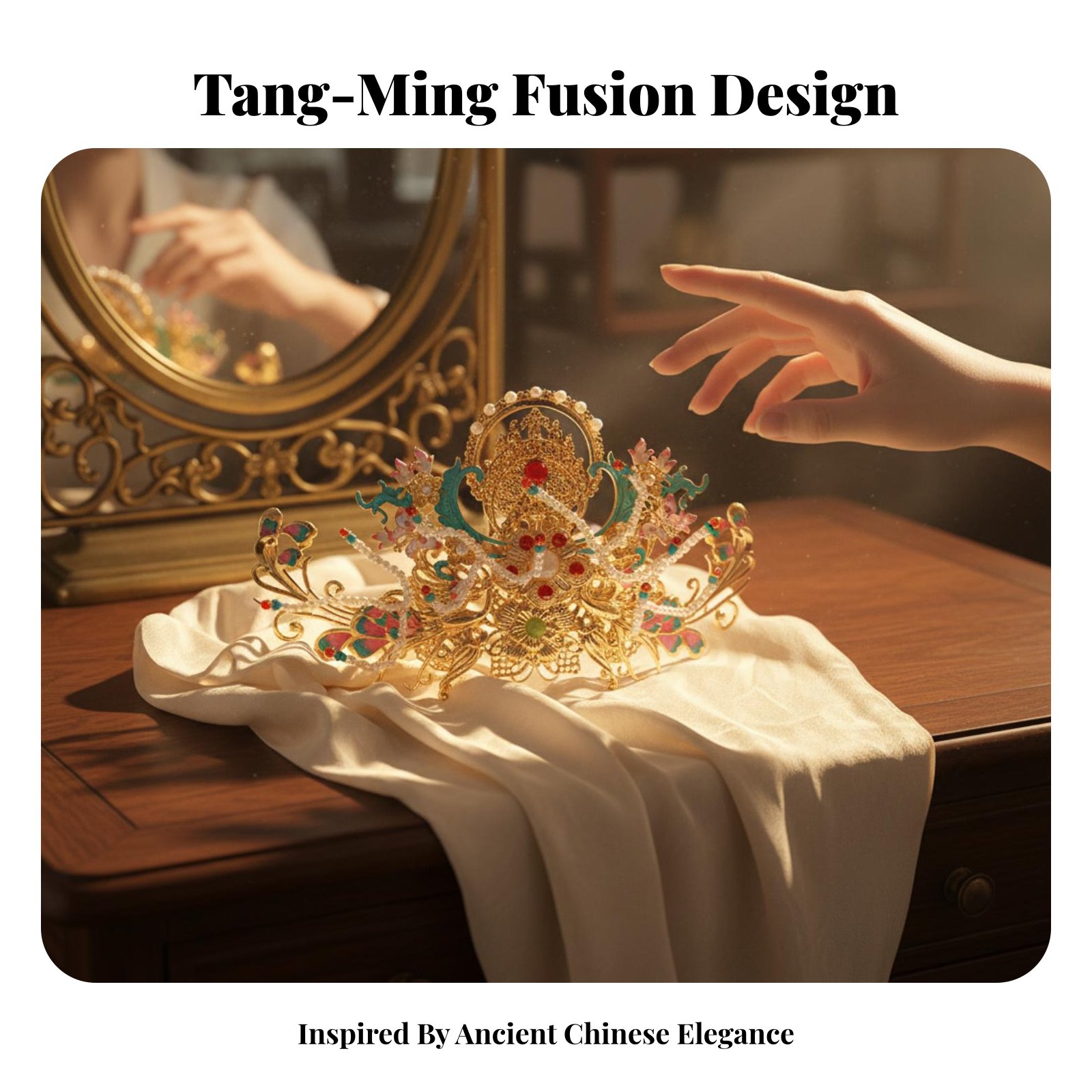 Traditional Chinese Hair Crown - Women'S Accessories Designer review and price