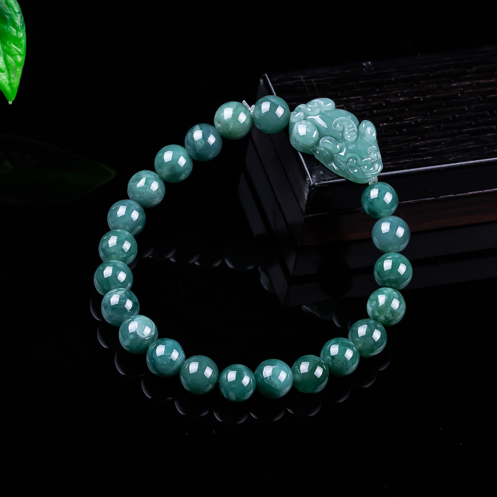 Natural Burmese Jadeite Pixiu  - Women Accessories Gift review and price