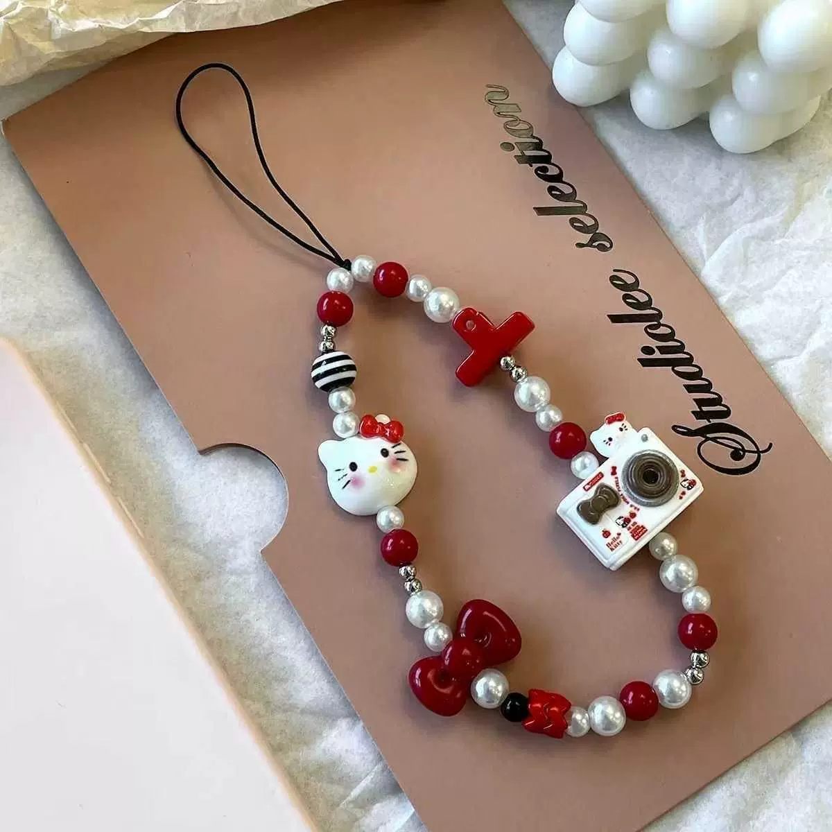 Ins Sweet Kawaii Hello Kitty   - Women'S Keychain Accessories review and price