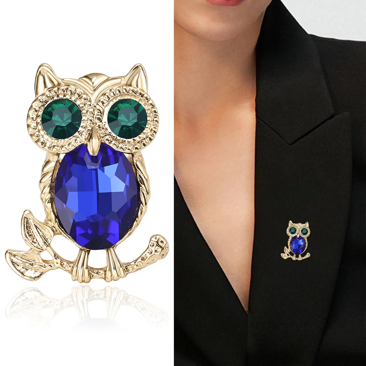 Rhinestone Owl Brooches for Wo - Women'S Accessories Categories review and price