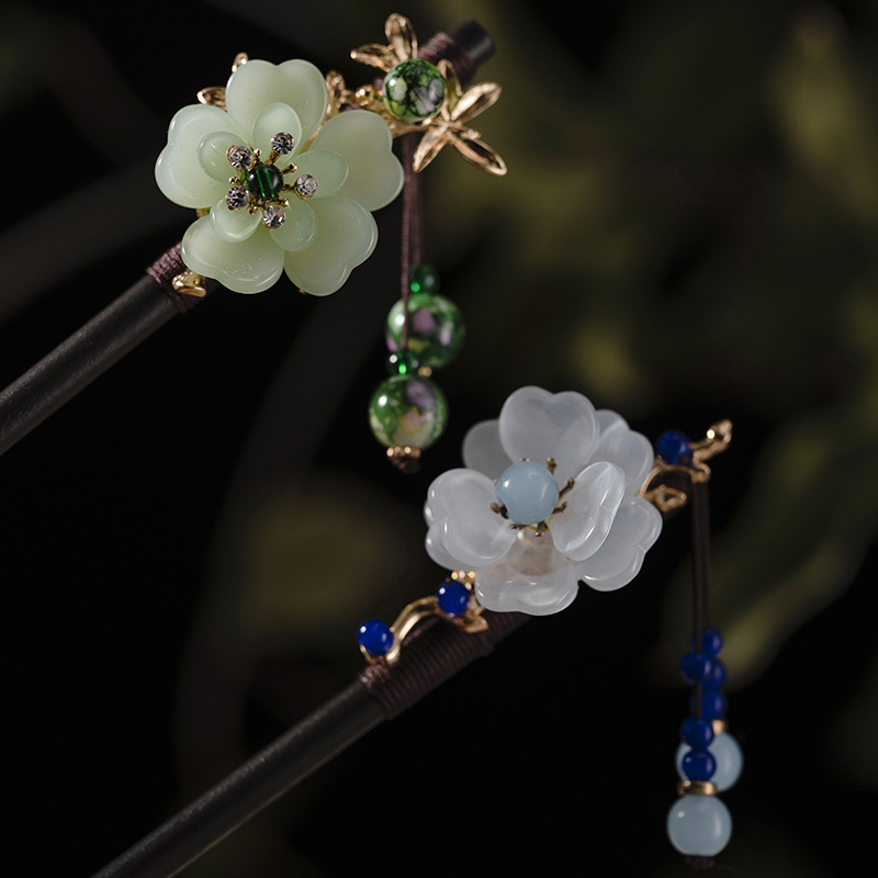 1Pc Wooden Hairpin Headdress f - Women Accessories Shop review and price