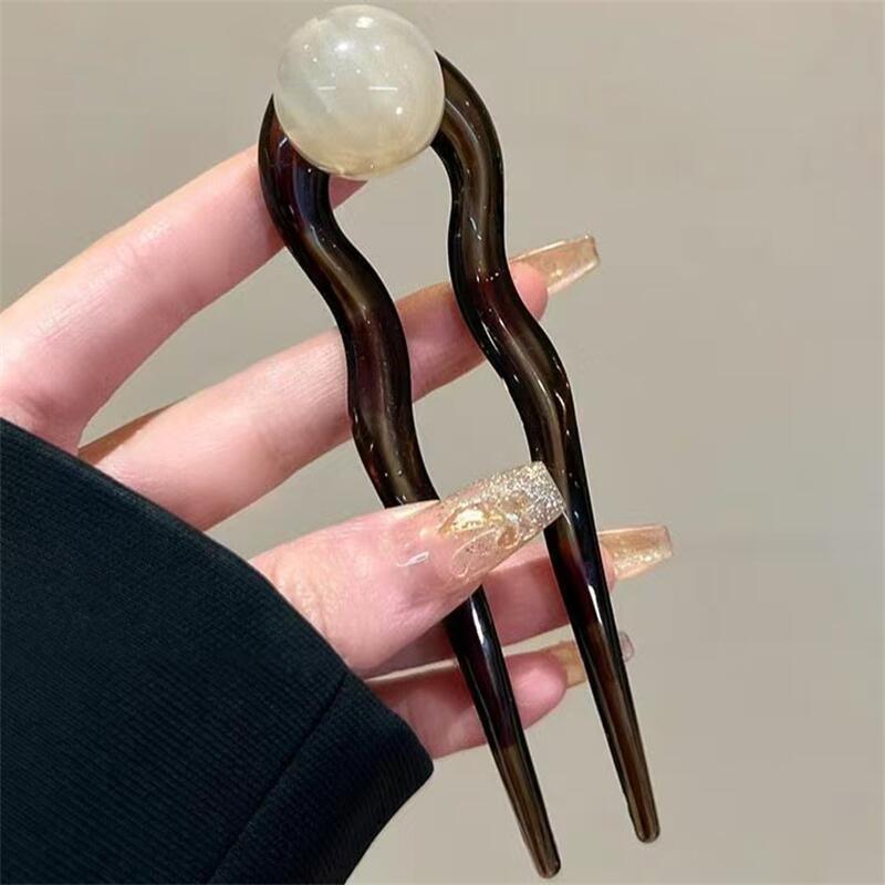 Fashion Colored Pearl U-Shaped - Women Accessories Shop review and price