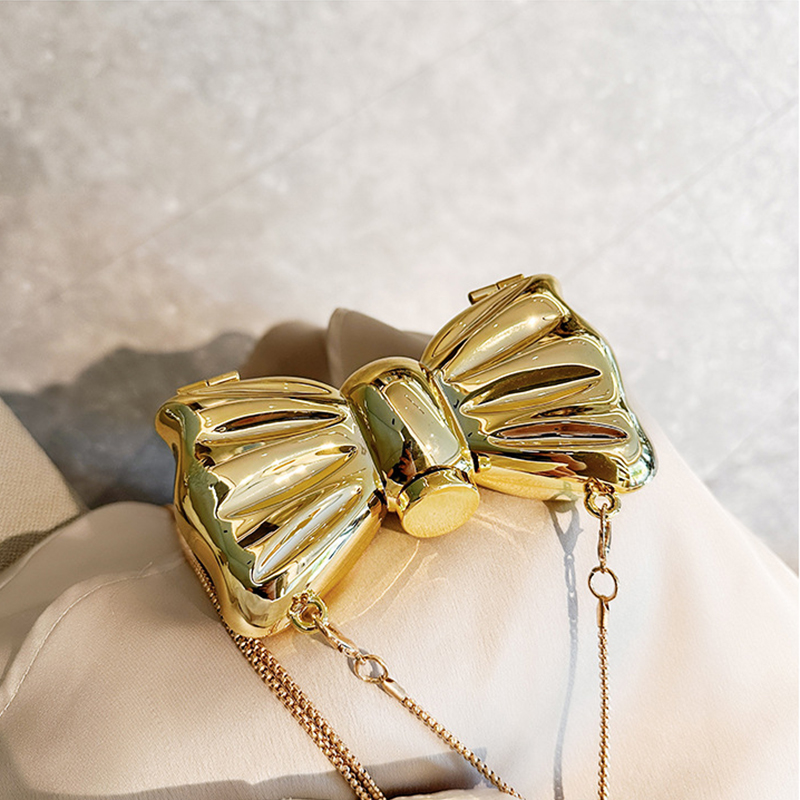 New Mini Evening Bag Metal Pur - Wallet Chain Bag review and price