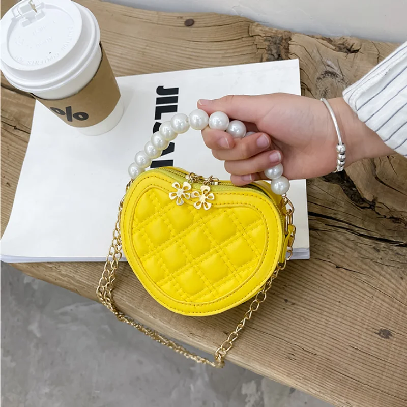 Cute Children's Heart-shaped C - Wallet Chain Bag review and price