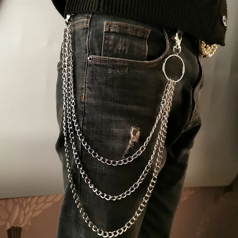 Layer Metal Belt Chain Punk Ho - Wallet Chain Bag review and price
