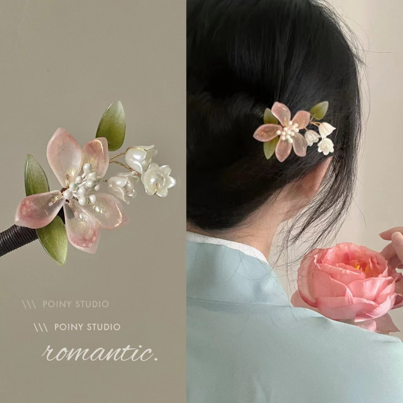 Chinese Style Flower Tassel Ha - Women Accessories Shop review and price