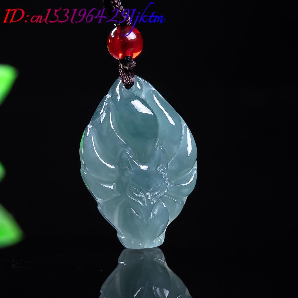 Natural Burmese Jadeite Fox Pe - Women Accessories Gift review and price