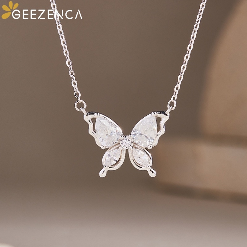 GEEZENCA 925 Sterling Silver C - Charm Necklace Dainty review and price