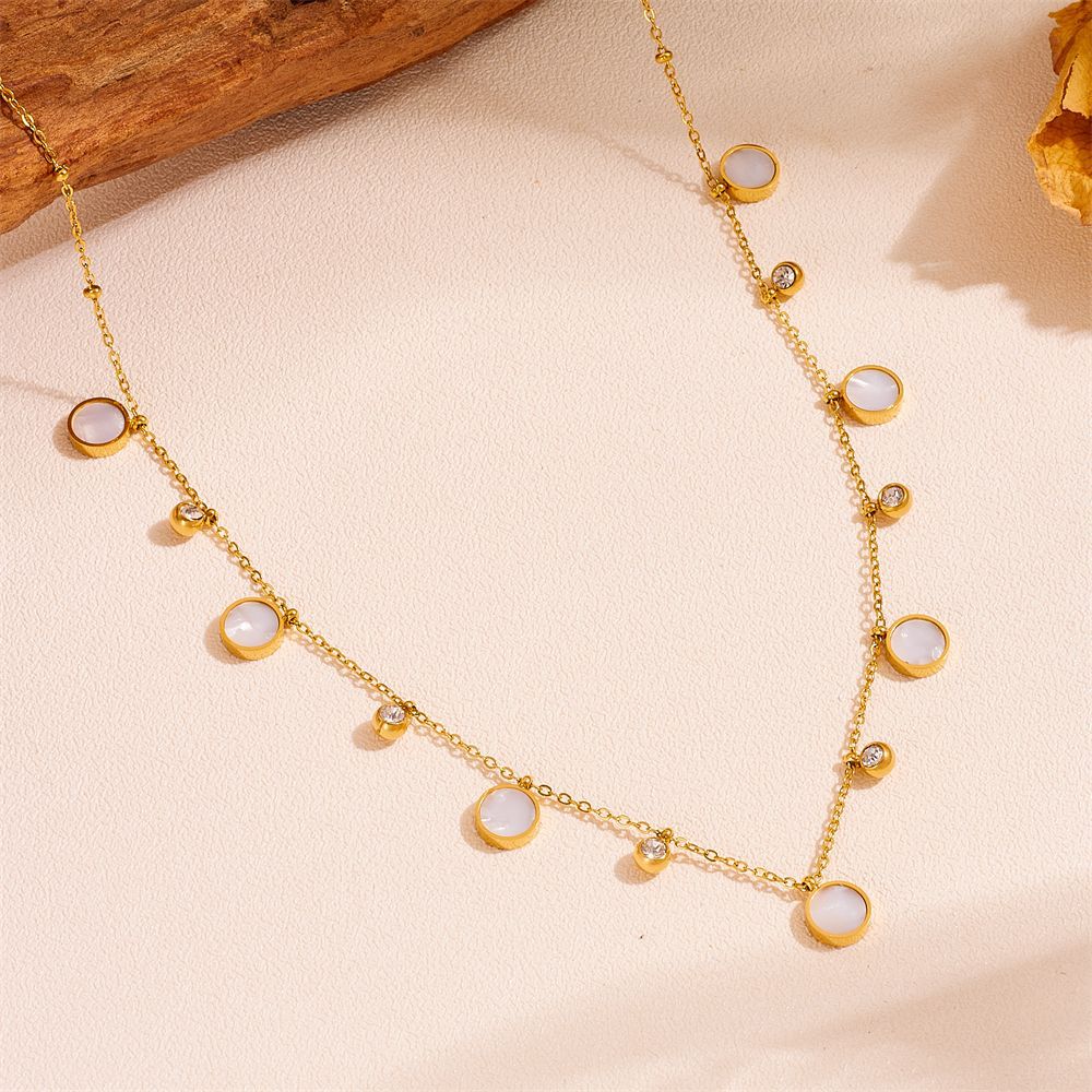 Dainty 18K Gold Plated Stainle - Charm Necklace Dainty review and price