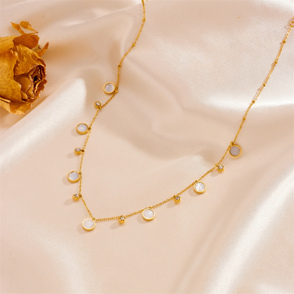 Dainty 18K Gold Plated Stainle - Charm Necklace Dainty review and price