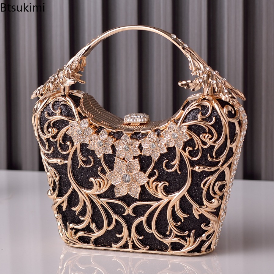 Hollow Out Metal Evening Bags  - Wallet Chain Bag review and price