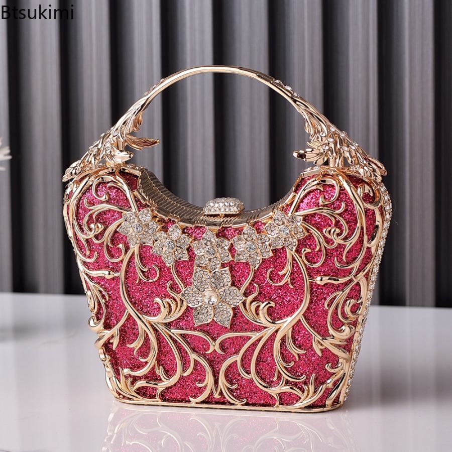 Hollow Out Metal Evening Bags  - Wallet Chain Bag review and price