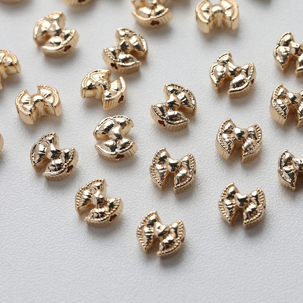 10PCS Dainty Bow Shape Septal  - Charm Necklace Dainty review and price