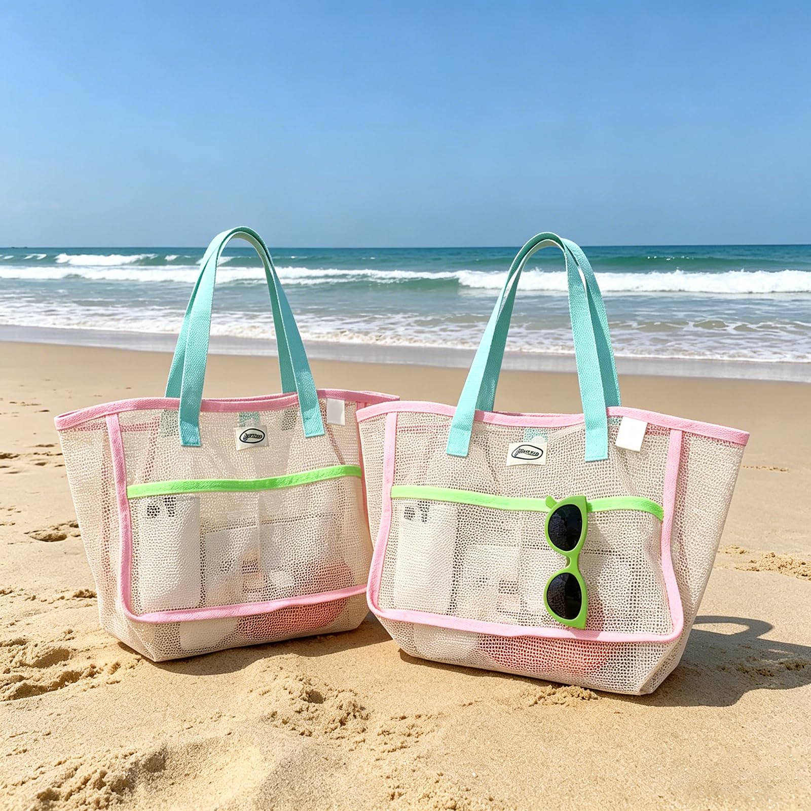 Beach Bags for Women Colorful  - Women Accessories Pack review and price