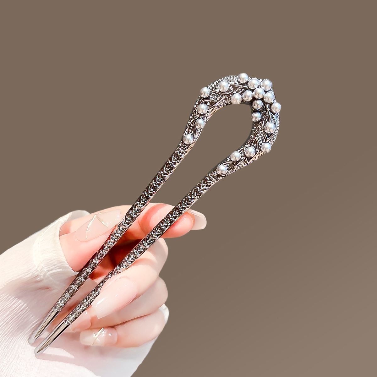 New Pearl U Shaped Hairpin For - Women Accessories Shop review and price