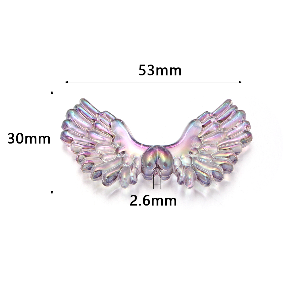 5pcs/lot AB Color Angel Wings  - Women Accessories Pack review and price