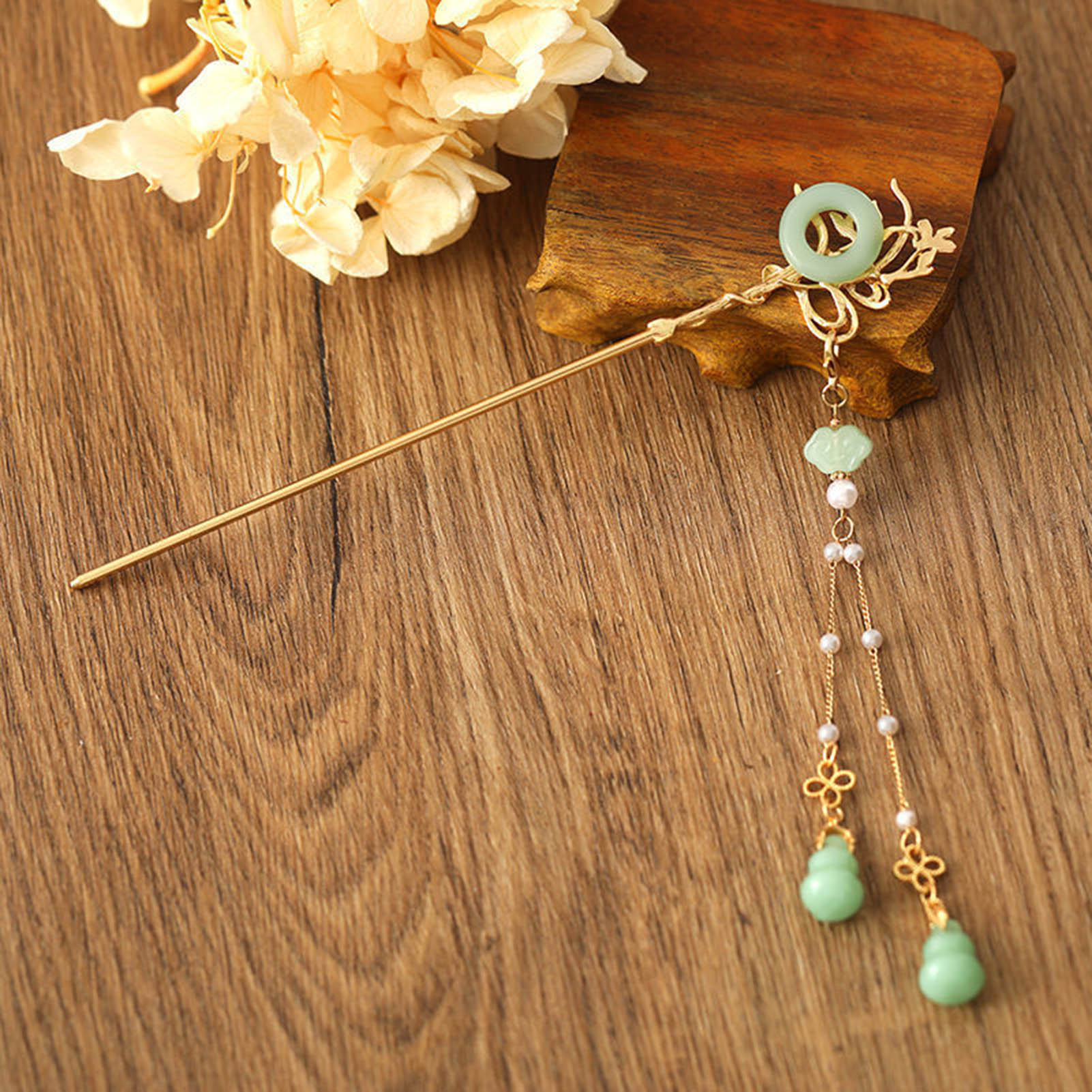 Chinese Style Glass Hairpin Fo - Women Accessories Shop review and price