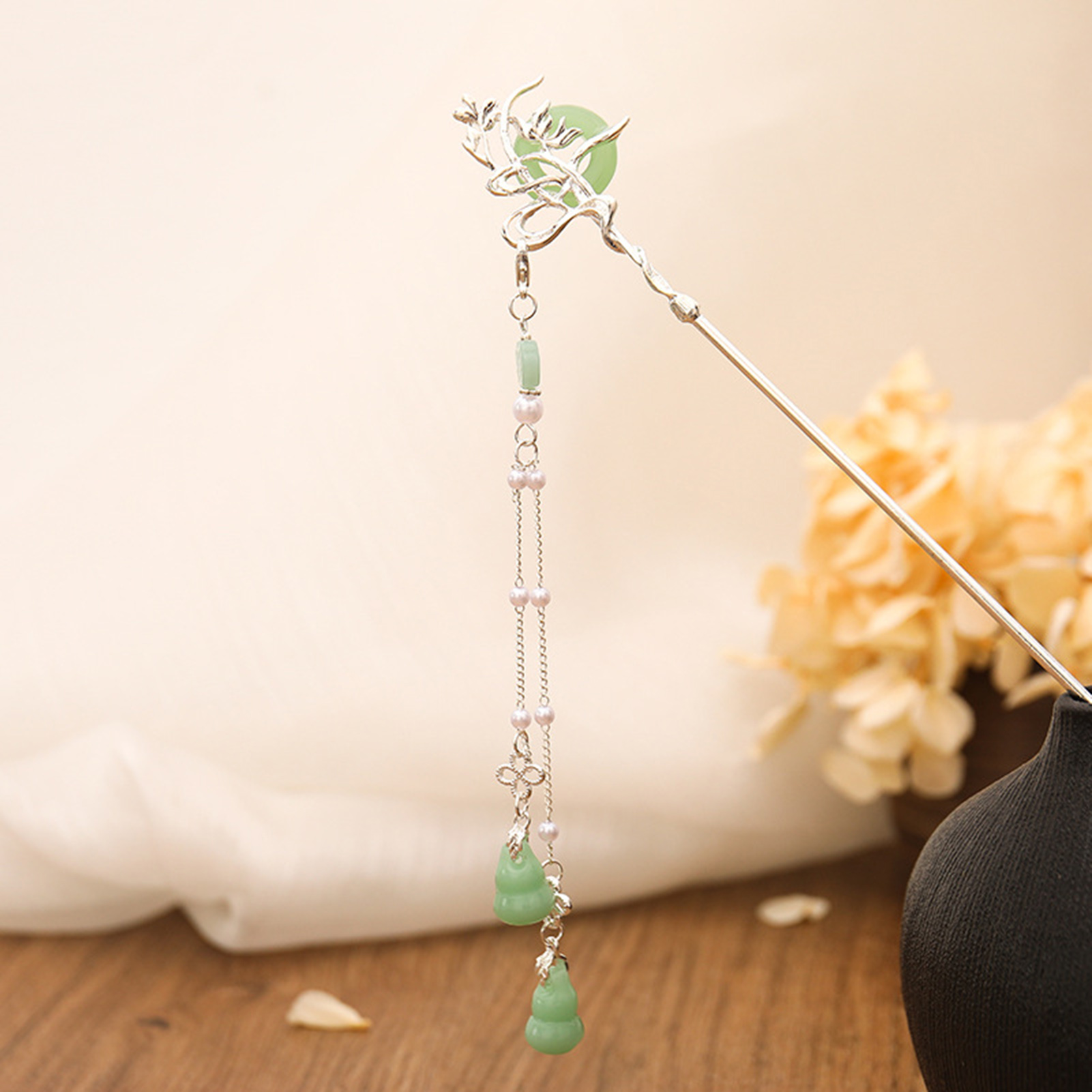 Chinese Style Glass Hairpin Fo - Women Accessories Shop review and price