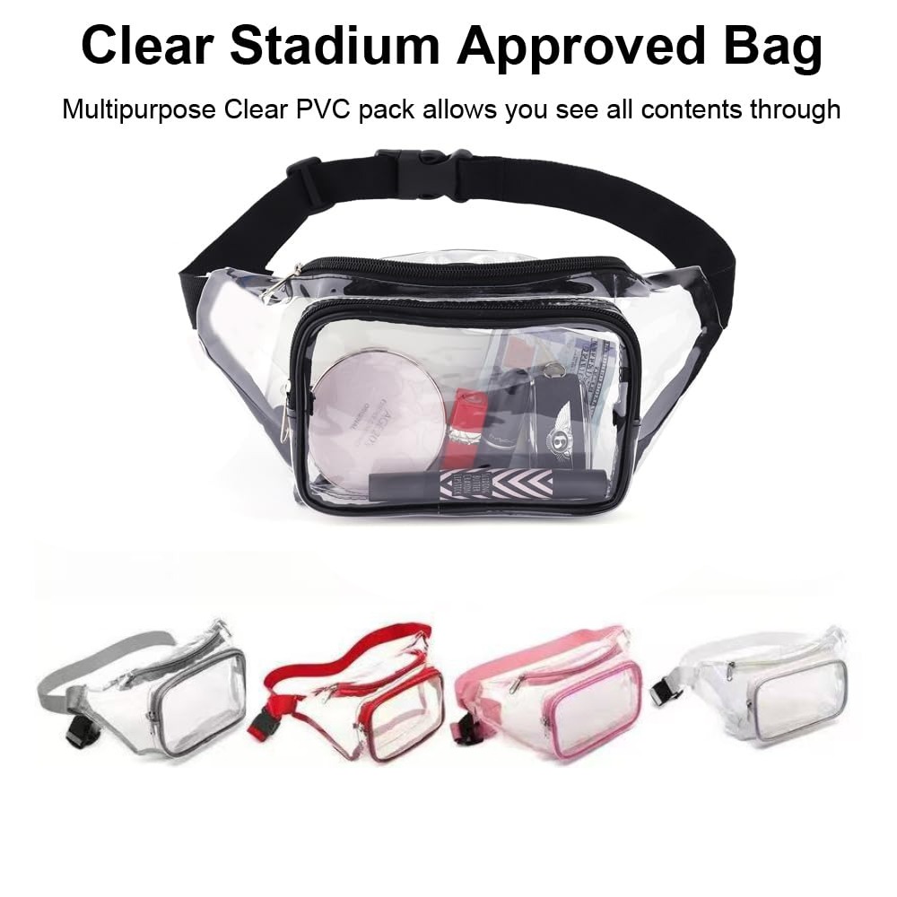 Clear Fanny Pack Transparent P - Women Accessories Pack review and price