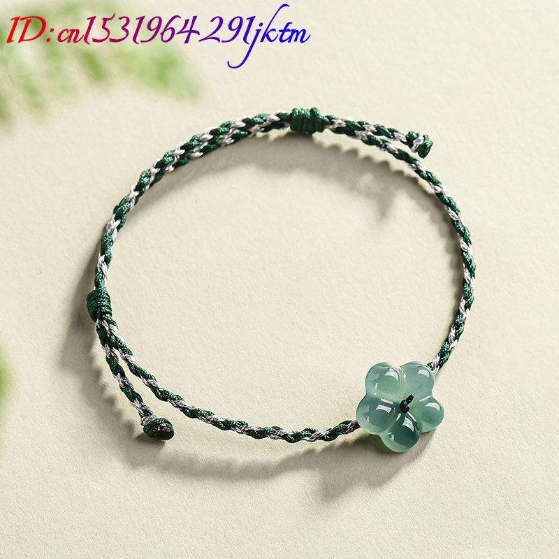 Burmese Jadeite Flower Bracele - Women Accessories Gift review and price