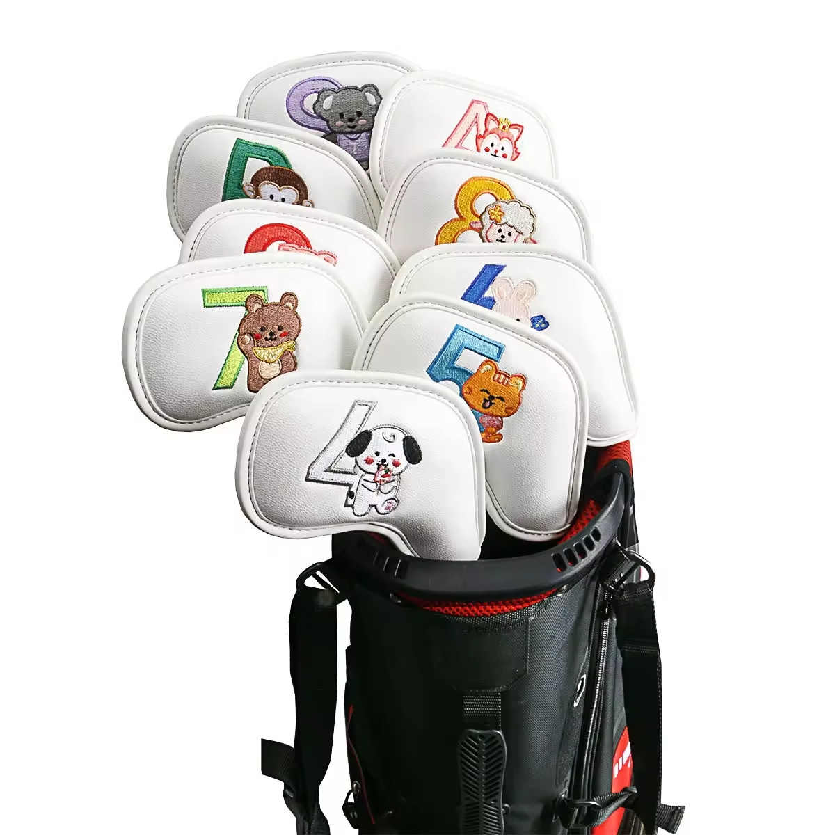 9Pcs Cute Cartoon Animal Golf  - Women Accessories Gift review and price