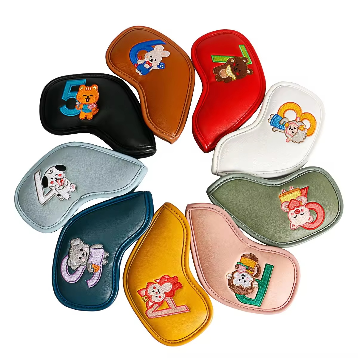 9Pcs Cute Cartoon Animal Golf  - Women Accessories Gift review and price