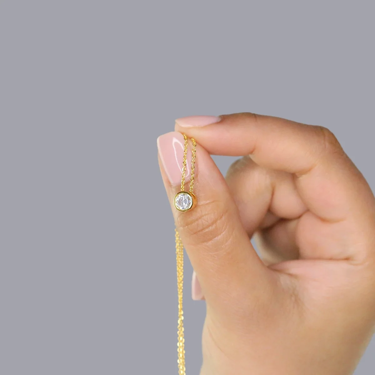 100% 925 Sterling Silver Forev - Charm Necklace Dainty review and price