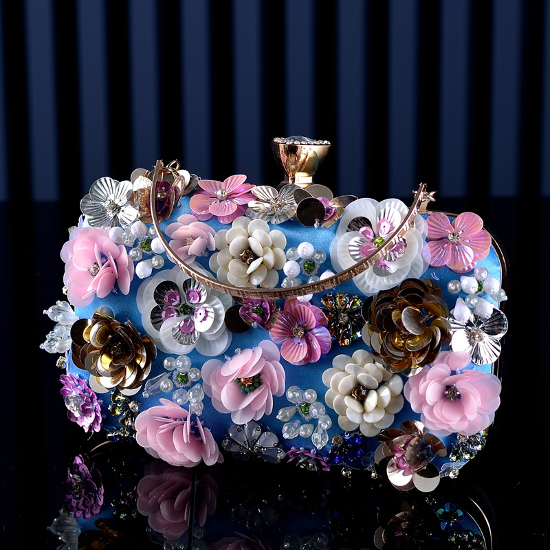 Fashion Women Bags Flower Diam - Wallet Chain Bag review and price