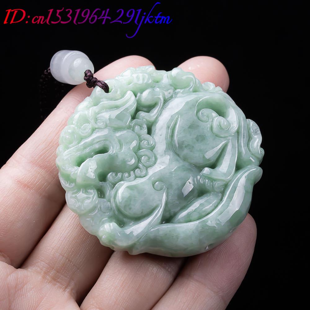 Natural Myanmar Jadeite Pixiu  - Women Accessories Gift review and price