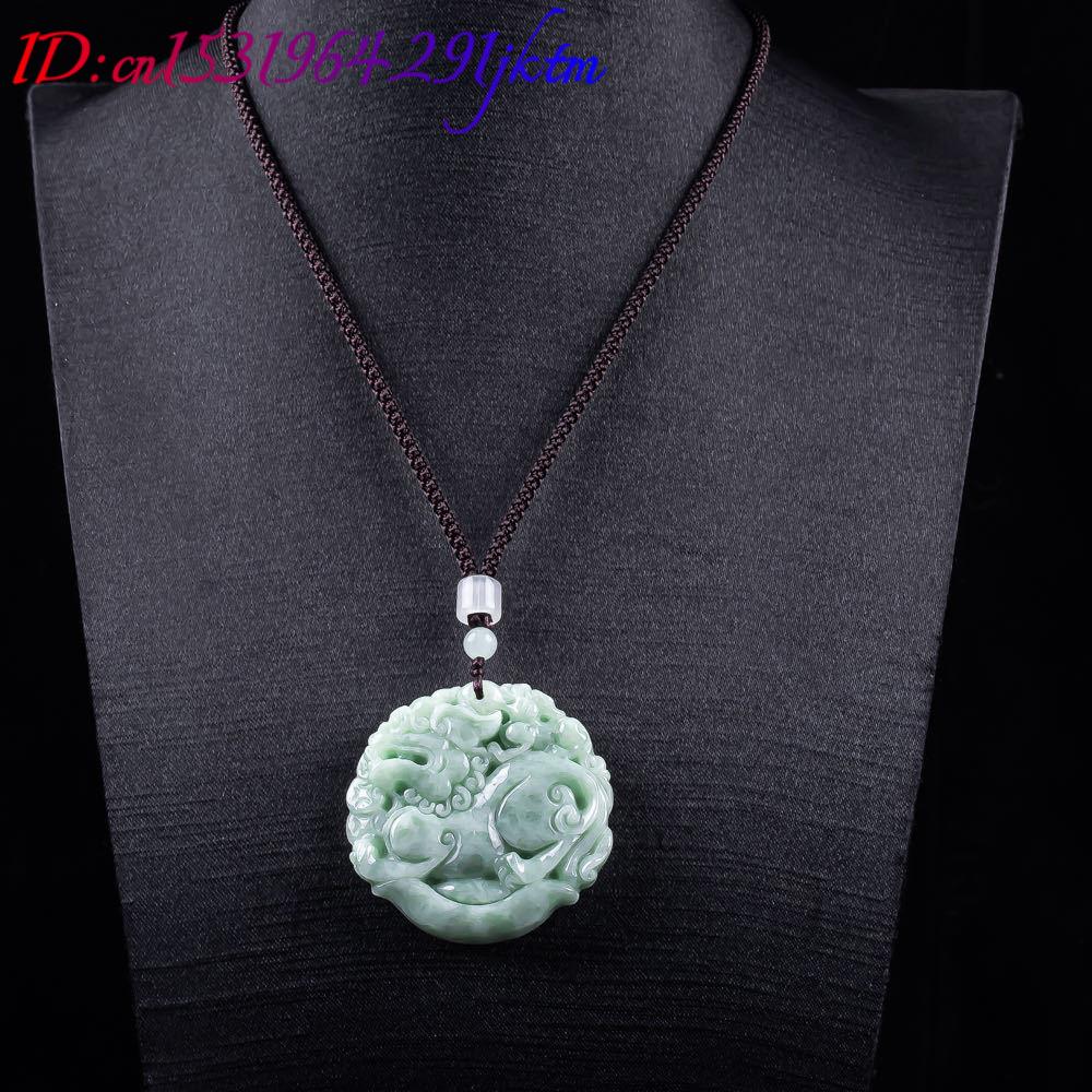 Natural Myanmar Jadeite Pixiu  - Women Accessories Gift review and price