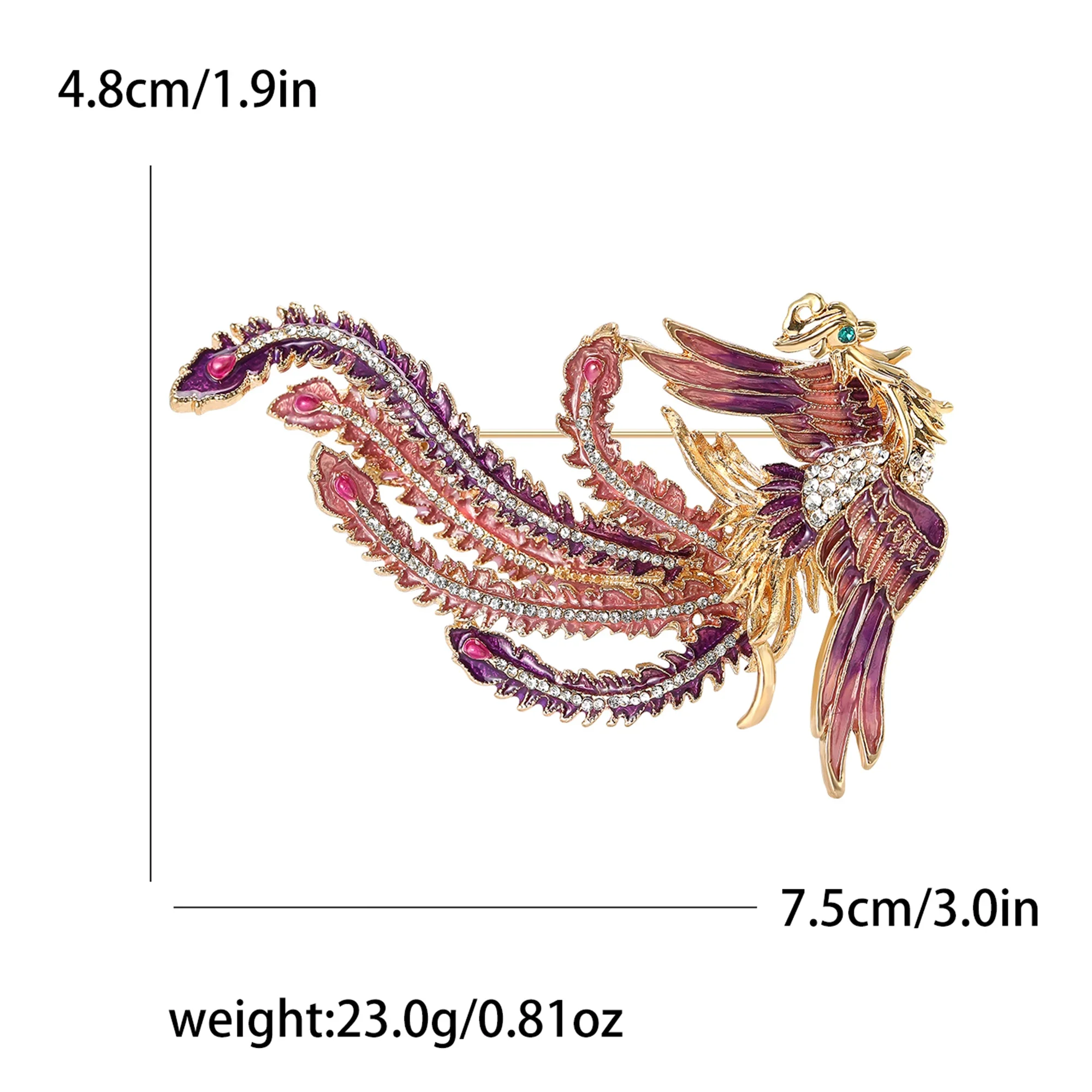 Rhinestone Phoenix Brooches fo - Women'S Accessories Categories review and price